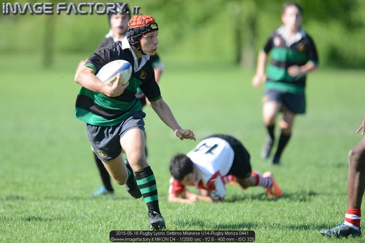 2015-05-16 Rugby Lyons Settimo Milanese U14-Rugby Monza 0441
